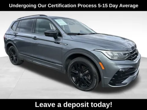 Gray 2022 Volkswagen Tiguan 2.0T SE R-Line Black for sale in Berlin, NJ