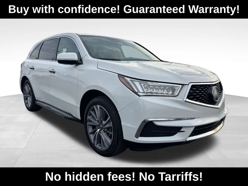White 2018 Acura MDX 3.5L for sale in Berlin, NJ