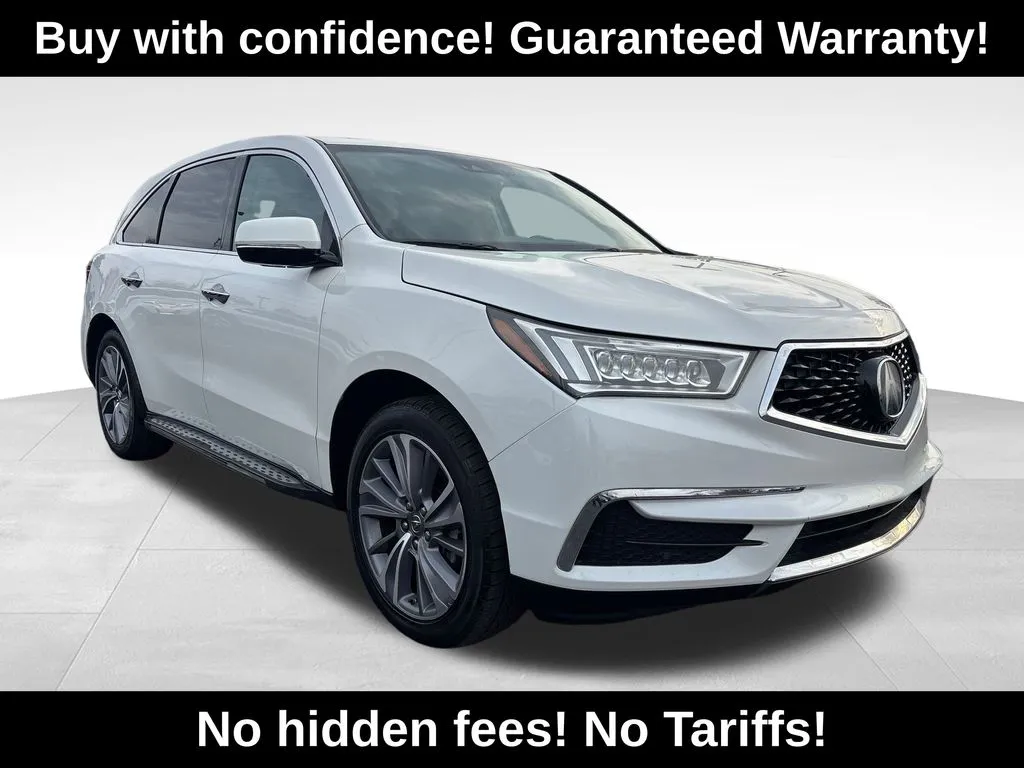 White 2018 Acura MDX 3.5L for sale in Berlin, NJ
