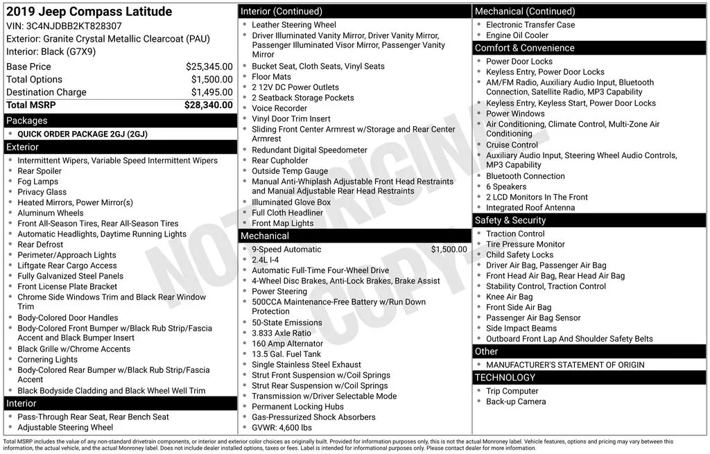 2019 Jeep Compass Latitude for sale in Berlin, NJ