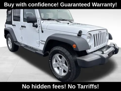White 2016 Jeep Wrangler Unlimited Sport for sale in Berlin, NJ