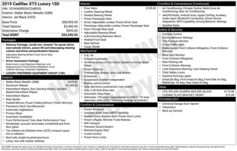 Black 2019 Cadillac XT5 Luxury for sale in Berlin, NJ