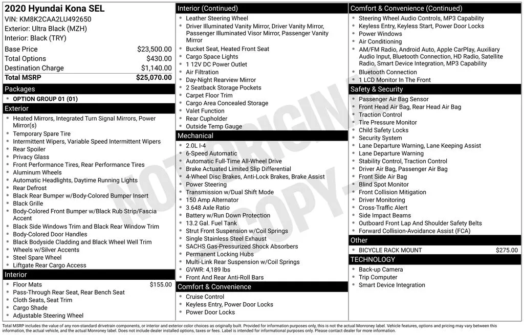 2020 Hyundai Kona SEL for sale in Berlin, NJ
