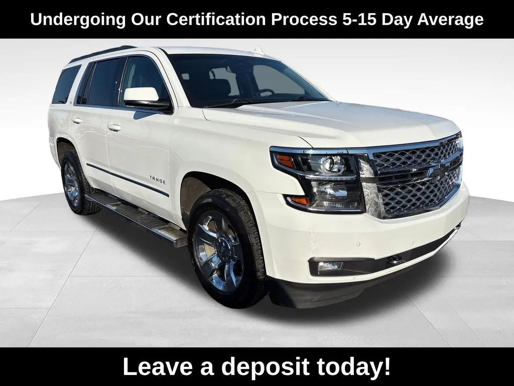White 2017 Chevrolet Tahoe LT for sale in Berlin, NJ