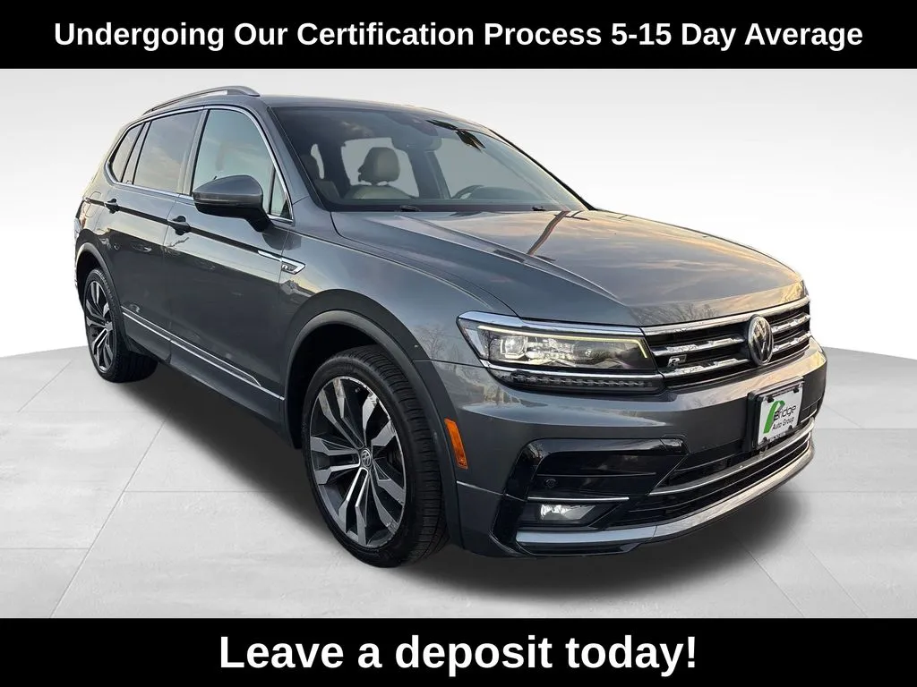 Gray 2020 Volkswagen Tiguan 2.0T SEL Premium R-Line for sale in Berlin, NJ