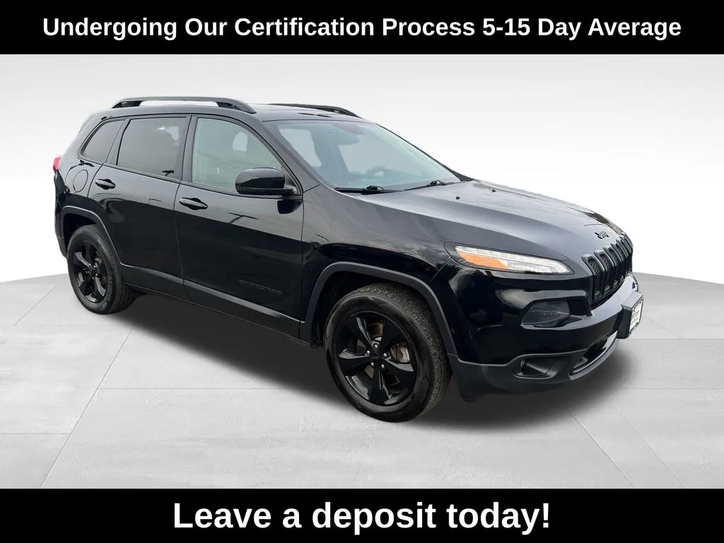 Black 2017 Jeep Cherokee Limited for sale in Berlin, NJ