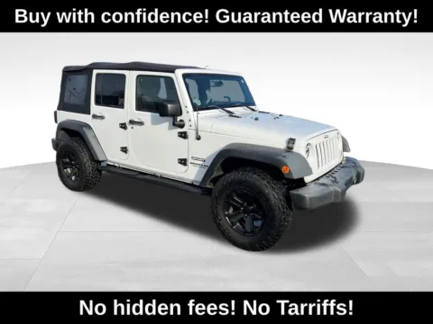 White 2015 Jeep Wrangler Unlimited Sport for sale in Berlin, NJ