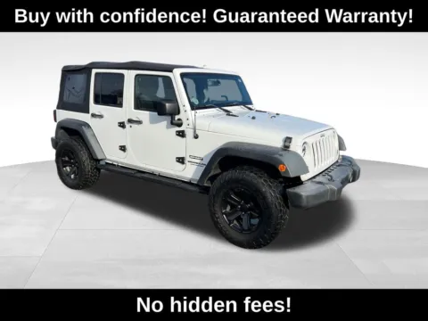 White 2015 Jeep Wrangler Unlimited Sport for sale in Berlin, NJ