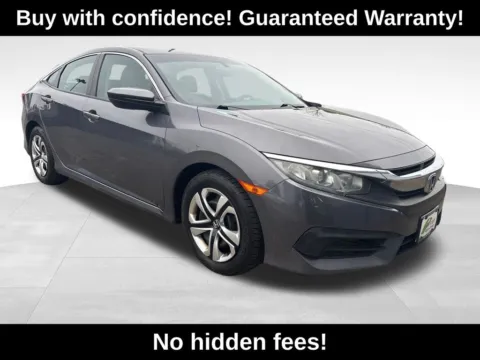 Gray 2017 Honda Civic LX for sale in Berlin, NJ