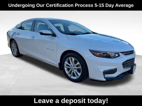 White 2017 Chevrolet Malibu LT for sale in Berlin, NJ