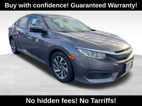 Gray 2016 Honda Civic EX for sale in Berlin, NJ