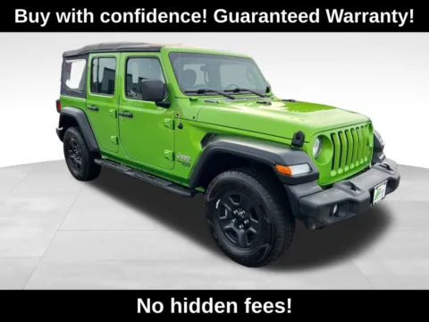 Green 2018 Jeep Wrangler Unlimited Sport for sale in Berlin, NJ