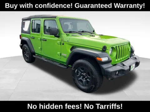 Green 2018 Jeep Wrangler Unlimited Sport for sale in Berlin, NJ