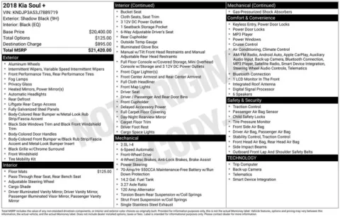 Black 2018 Kia Soul Plus for sale in Berlin, NJ