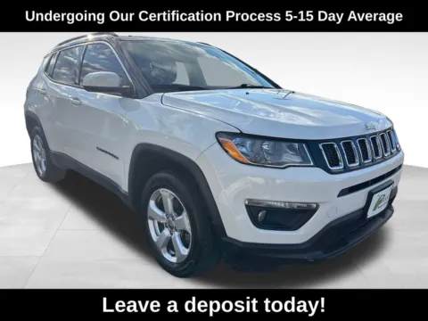 White 2018 Jeep Compass Latitude for sale in Berlin, NJ