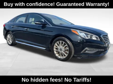 Black 2015 Hyundai Sonata Limited for sale in Berlin, NJ