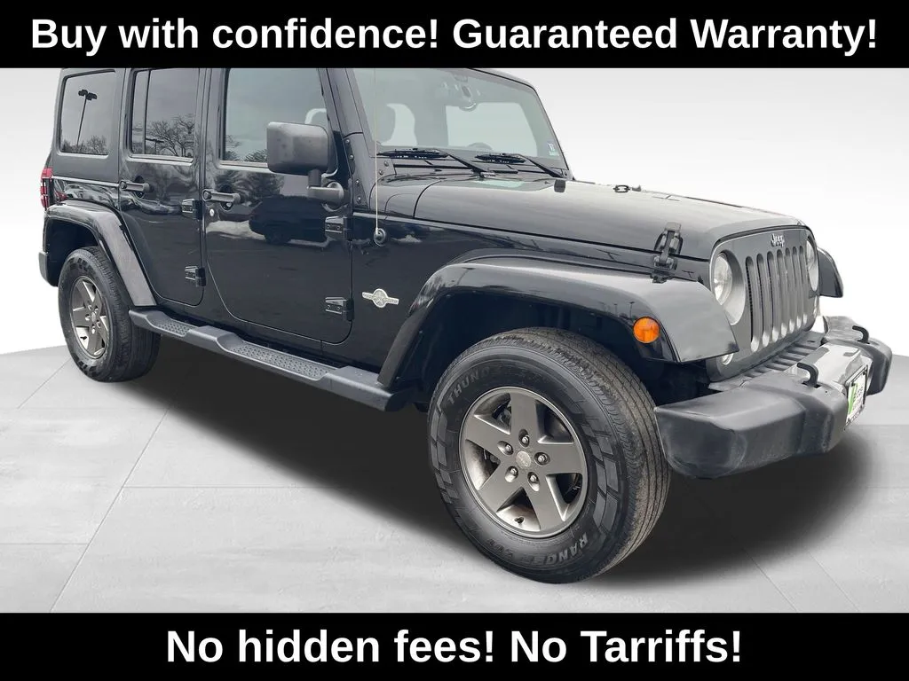 Black 2015 Jeep Wrangler Unlimited Freedom Edition for sale in Berlin, NJ