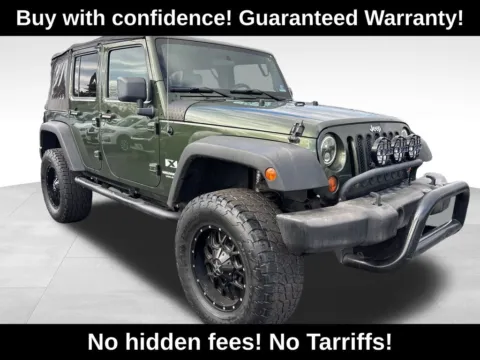 Green 2008 Jeep Wrangler Unlimited X for sale in Berlin, NJ