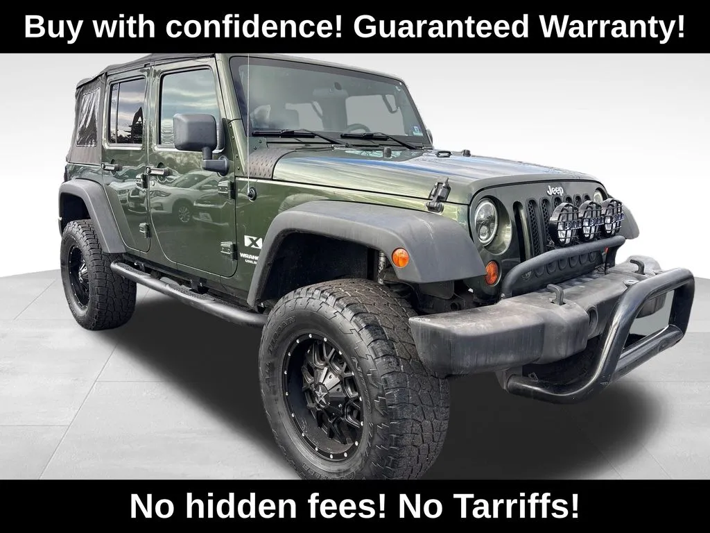 Green 2008 Jeep Wrangler Unlimited X for sale in Berlin, NJ