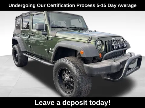 Green 2008 Jeep Wrangler Unlimited X for sale in Berlin, NJ