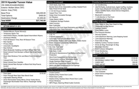 Silver 2019 Hyundai Tucson Value for sale in Berlin, NJ