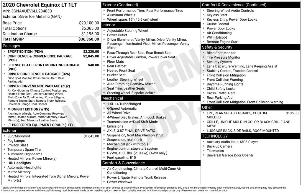 2020 Chevrolet Equinox LT for sale in Berlin, NJ