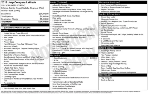 Gray 2018 Jeep Compass Latitude for sale in Berlin, NJ