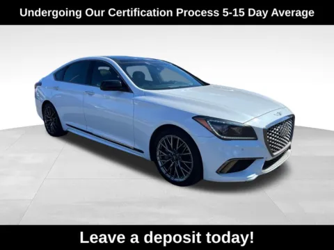 White 2018 Genesis G80 3.3T Sport for sale in Berlin, NJ