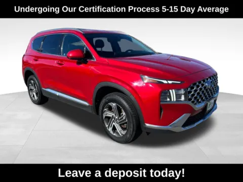 Red 2021 Hyundai Santa Fe SEL for sale in Berlin, NJ