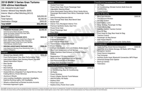 Gray 2018 BMW 3 Series 330 Gran Turismo i xDrive for sale in Berlin, NJ