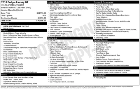 Red 2018 Dodge Journey GT for sale in Berlin, NJ