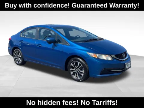 Blue 2014 Honda Civic EX for sale in Berlin, NJ