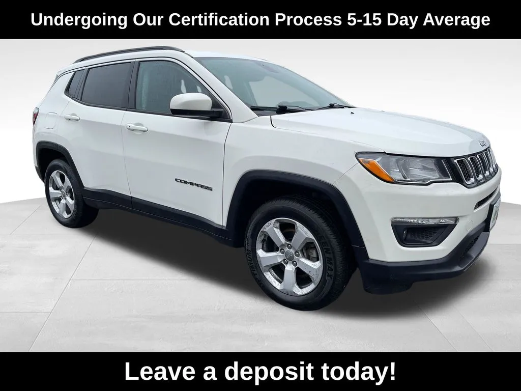 White 2021 Jeep Compass Latitude for sale in Berlin, NJ