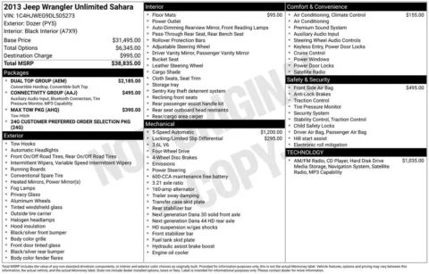 Photos of 2013 Jeep Wrangler Unlimited Sahara for sale in Berlin, NJ at Bridge Auto Group