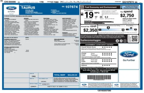 Blue 2016 Ford Taurus SEL for sale in Berlin, NJ