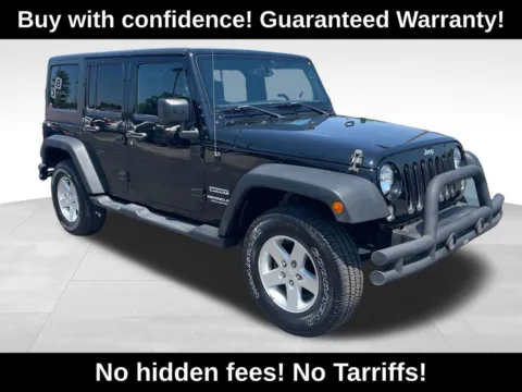 Black 2015 Jeep Wrangler Unlimited Sport for sale in Berlin, NJ