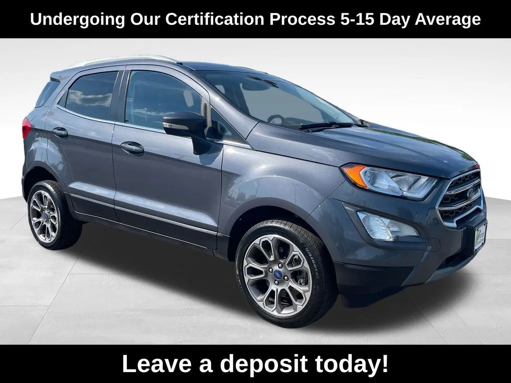 Gray 2022 Ford EcoSport Titanium for sale in Berlin, NJ