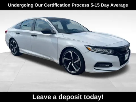 White 2018 Honda Accord Sport 2.0T for sale in Berlin, NJ