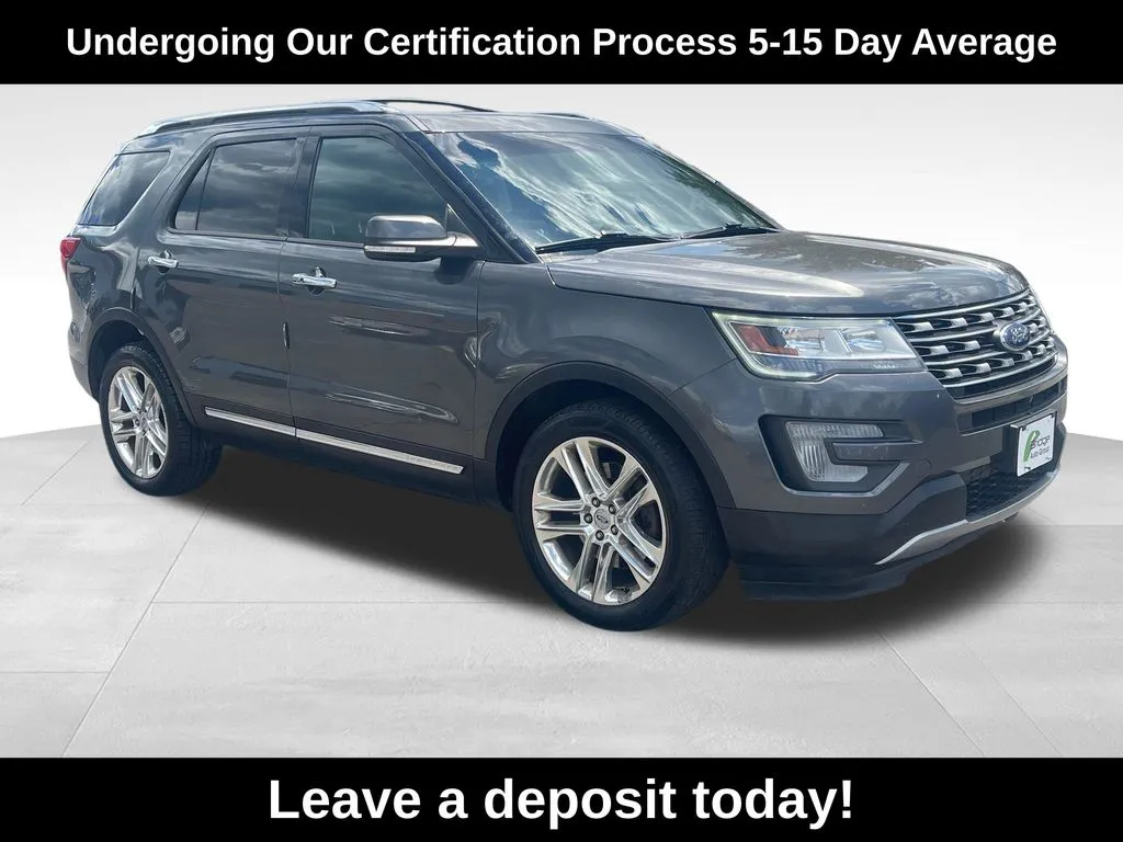 Gray 2017 Ford Explorer Limited for sale in Berlin, NJ