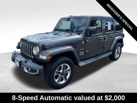 Another view of 2018 Jeep Wrangler Unlimited Sahara for sale in Berlin, NJ at Bridge Auto Group