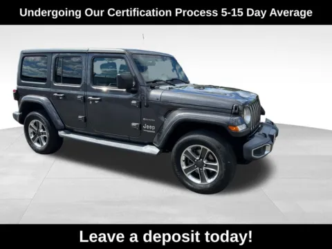 Gray 2018 Jeep Wrangler Unlimited Sahara for sale in Berlin, NJ