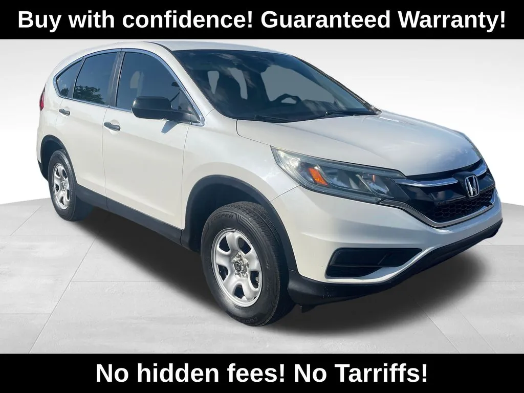 White 2015 Honda CR-V LX for sale in Berlin, NJ