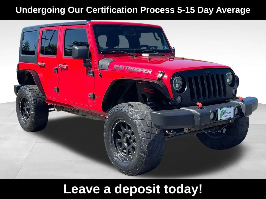 Red 2014 Jeep Wrangler Unlimited Sport for sale in Berlin, NJ
