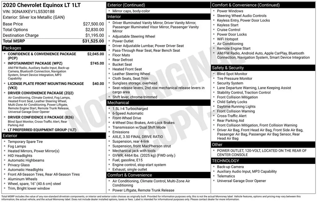 2020 Chevrolet Equinox LT 1.5T's photo