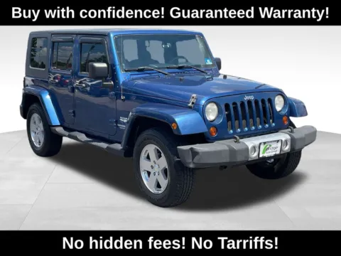Blue 2010 Jeep Wrangler Unlimited Sahara for sale in Berlin, NJ
