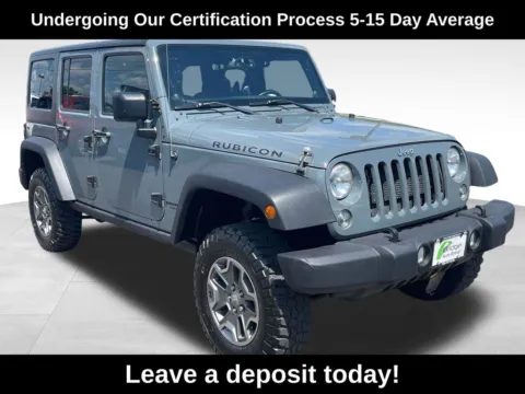 Gray 2014 Jeep Wrangler Unlimited Rubicon for sale in Berlin, NJ