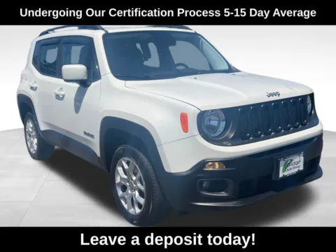 White 2017 Jeep Renegade Latitude for sale in Berlin, NJ