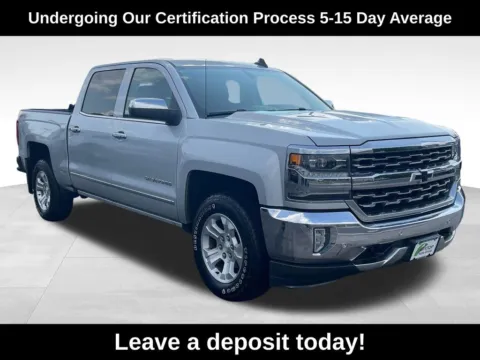 Silver 2017 Chevrolet Silverado 1500 LTZ for sale in Berlin, NJ