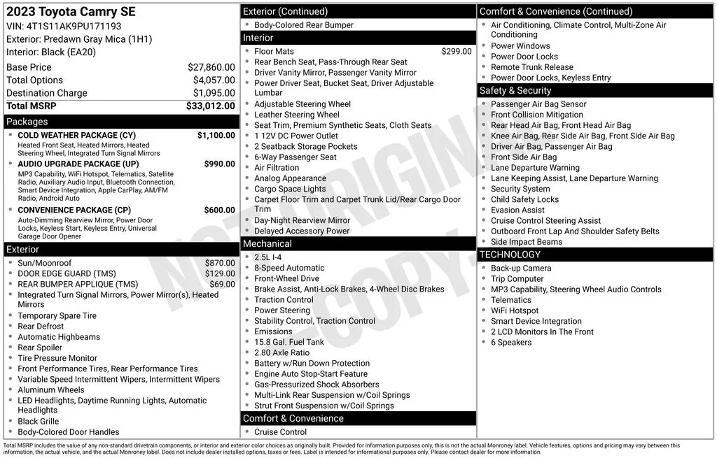 2023 Toyota Camry SE for sale in Berlin, NJ