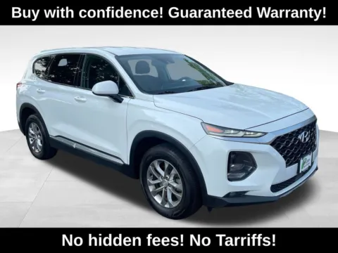 White 2019 Hyundai Santa Fe SEL for sale in Berlin, NJ